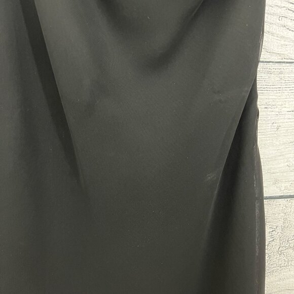 Betsy and Adam by Jasmine One-Shoulder Asymmetrical Black Dress, Size 6 - Picture 3 of 3